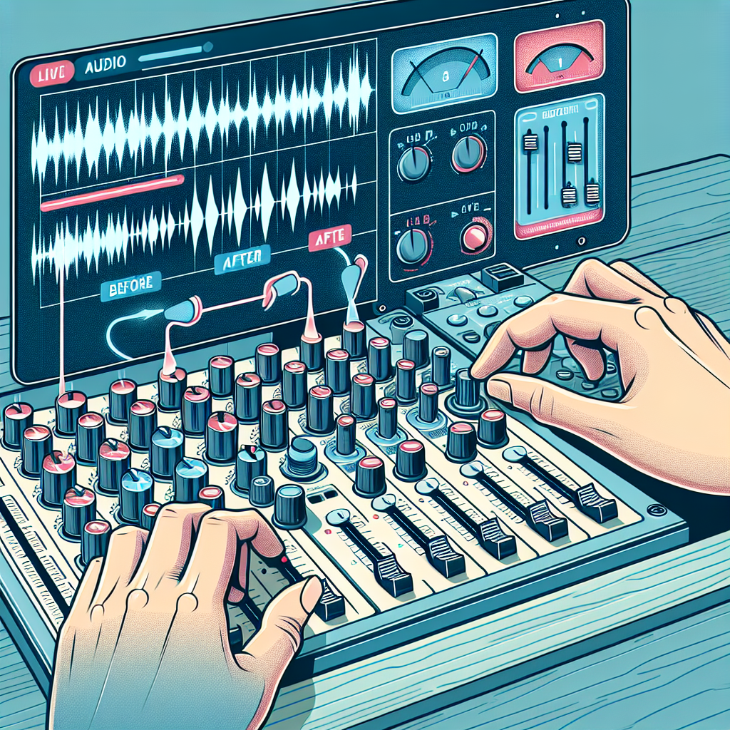 "Settings interface for adjusting audio levels on Twitch for a balanced live stream, showcasing volume sliders for microphone and game audio."