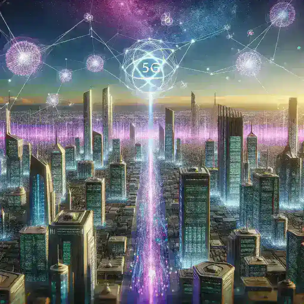 "Imagen de un ingeniero evaluando la tecnología 5G-6G de Vodafone con chips nacionales, destacando la innovación en redes móviles durante las pruebas de implementación."