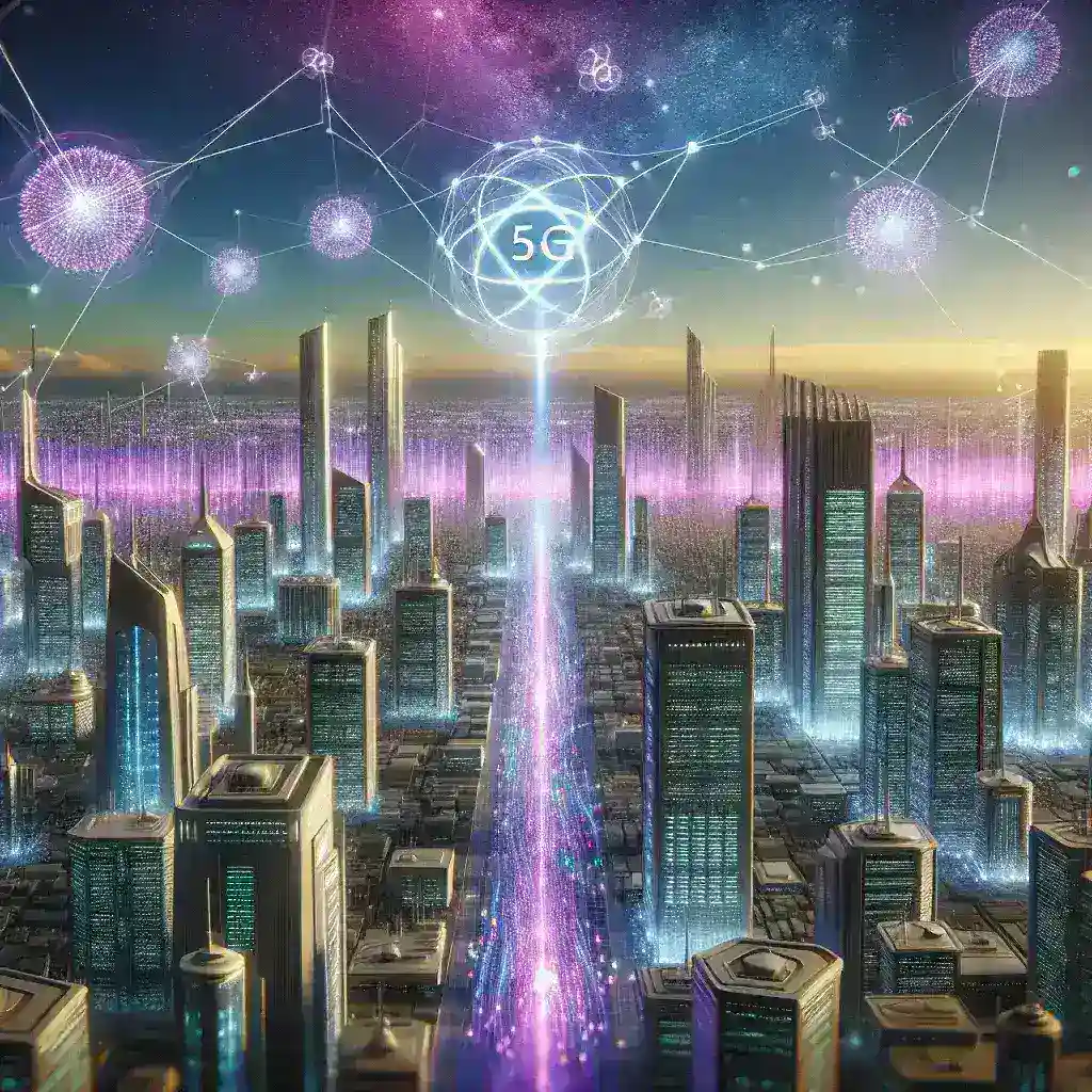 "Imagen de un ingeniero evaluando la tecnología 5G-6G de Vodafone con chips nacionales, destacando la innovación en redes móviles durante las pruebas de implementación."